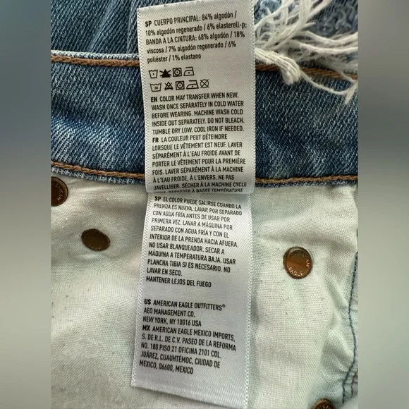 American Eagle Outfitters Blue Baggy Jeans - Picture 13 of 13